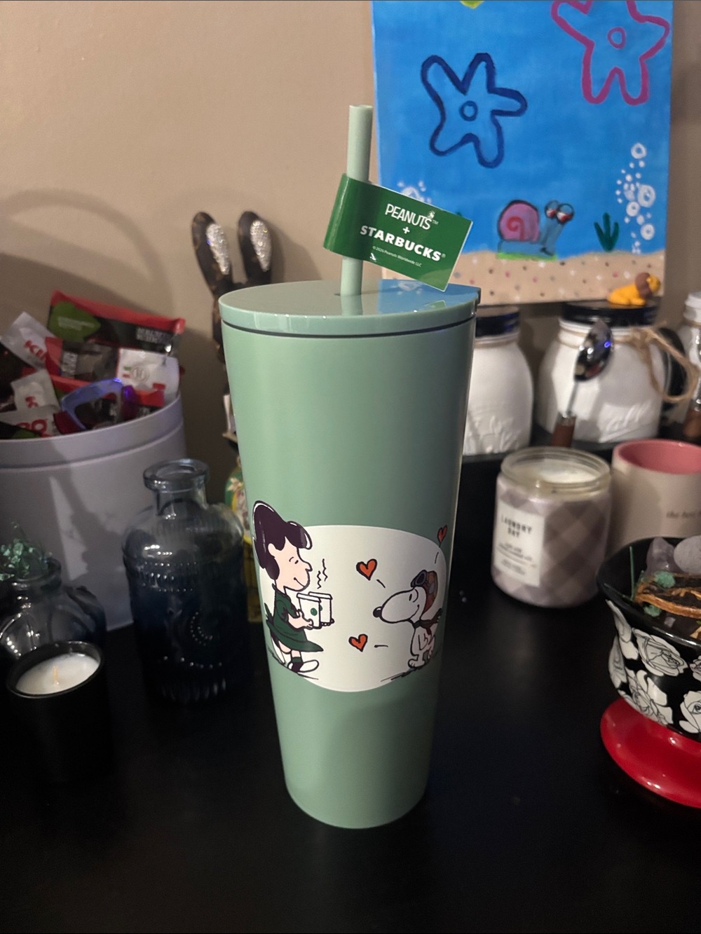 Starbucks Peanuts Snoopy Travel Tumbler - Picture 2 of 4